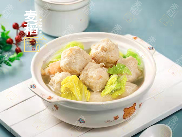 上汤鸡肉丸